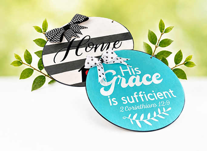 Customizable 12" Round Sign