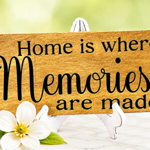 Customizable 14" Wooden Rectangle Sign